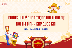 Những lưu ý khi tham dự Hội thi Đình - cấp Quốc gia ngày 26 – 27/4 